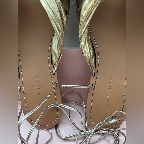 Loeffler Randall Peony Platinum Sandals, size 9 - Picture 4 of 8